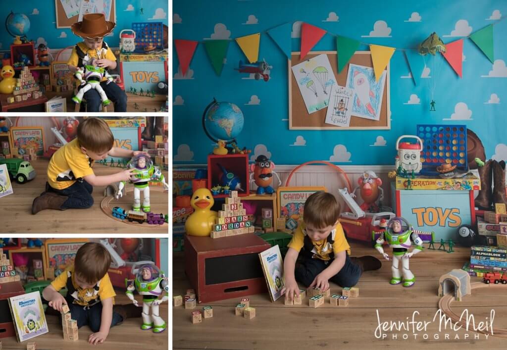 Children S Toy Story Andy S Room Inspired Mini Session